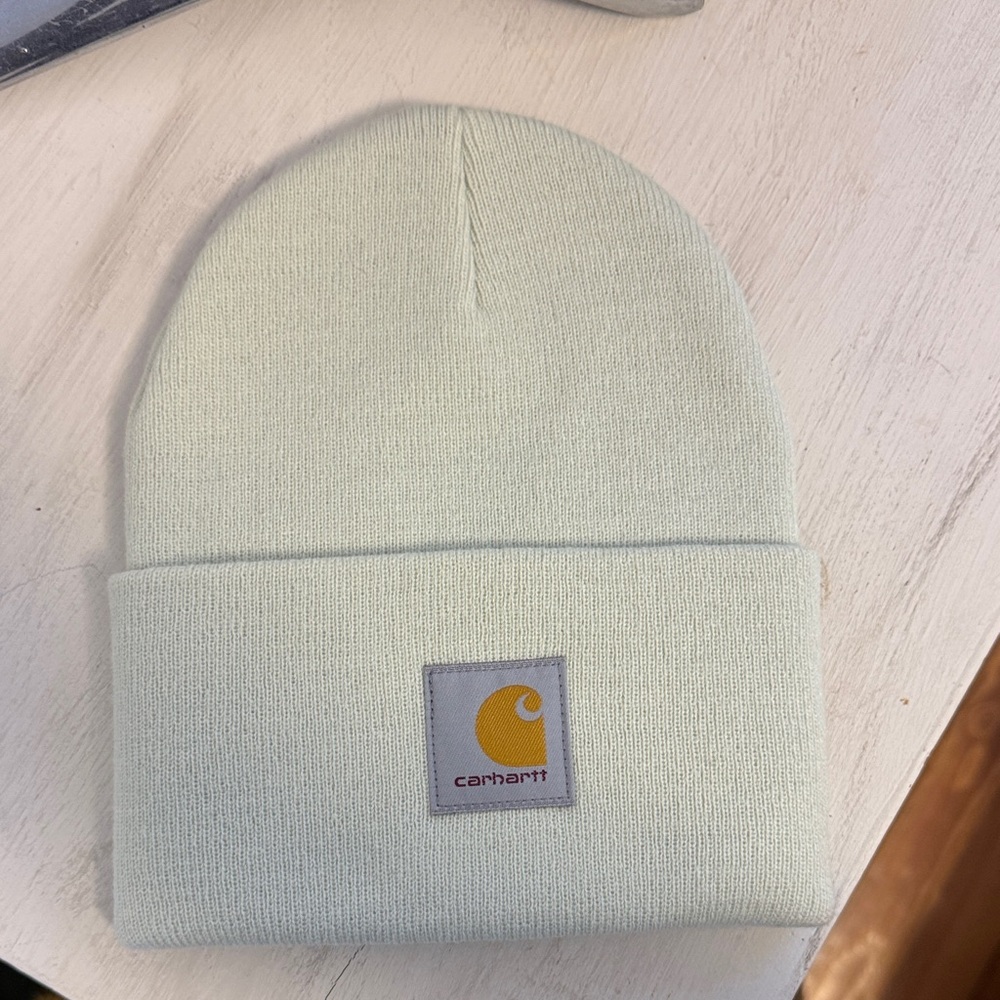 Carhartt Mint Green Knit Beanie